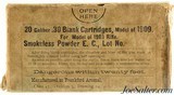 Frankford Arsenal 30 Caliber Blank Cartridges Model 0f 1909 for 1903 Rifle - 1 of 3