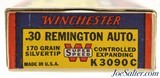 Outstanding Winchester "Bear" Box 30 Rem Ammo Crisp & Bright - 3 of 7