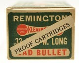 Rare 1930's Remington 32 S&W Long Proof Cartridges Dog Bone - 3 of 7