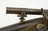 Heavy Barrel Percussion Target Rifle with Period Long Scope by W.W. Wetmore of New Hampshire - 6 of 15