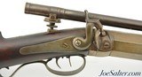 Heavy Barrel Percussion Target Rifle with Period Long Scope by W.W. Wetmore of New Hampshire - 4 of 15