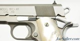 Springfield Armory 1911-A1 Stainless 45 ACP Custom Pearl Grips Excellent - 6 of 11