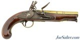 Shortened British Brass-Barreled Flintlock Pistol by Williams - 1 of 14