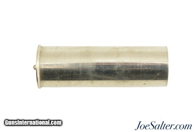 Scarce Nickel Plated Unloaded 10 Gauge Shotgun Shell UMC