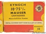 Scarce Kynoch 10.75mm Mauser Ammunition 347 Grain 20 Rounds - 2 of 4