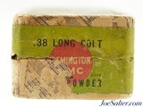 Full & Sealed! Pre-WWI Remington UMC 38 Long Colt Ammo Fabric Box - 5 of 6