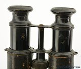 British Broad Arrow Marked Lemaire Paris WW1 Binoculars and Case c.1916 - 9 of 13