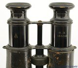 British Broad Arrow Marked Lemaire Paris WW1 Binoculars and Case c.1916 - 7 of 13