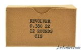 Hard to Find 380 Revolver MK-2 Ammo CIS Singapore 1973