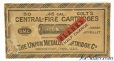 Special Custom Order Full Box UMC 45 Colt Half Charge Blank Ammo