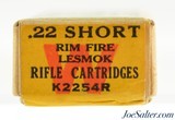 Sealed! Winchester 22 Short Ammo Lesmok 1923 Wrap-Around Label Issue - 2 of 5