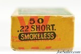 Sealed! Winchester 22 Short Green & Red Smokeless Ammo Issue WRA-7 S-2(g) - 3 of 6