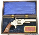 S&W No. 1 2nd Issue Revolver in Period Case - 1 of 15