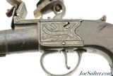 Large Bore 18th Century Flintlock Turn-Off Pistol by Jover & Son of London - 5 of 11