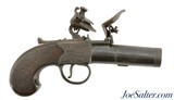 Large Bore 18th Century Flintlock Turn-Off Pistol by Jover & Son of London - 1 of 11