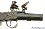 Large Bore 18th Century Flintlock Turn-Off Pistol by Jover & Son of London - 3 of 11