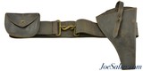 Hobson & Sons London Webley Revolver Holster w/ Snake Belt and Pouch 1 - 1 of 7