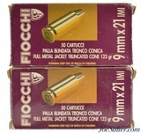 Fiocchi 9x21mm Ammo IMI 123gr. FMJ 100rnds - 1 of 3