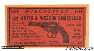 Excellent Sealed! Winchester 32 S&W "Picture" Box Colt, S&W, H&R, H&A Call Out