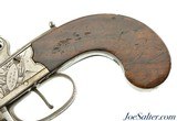 British Iron Frame Flintlock Tap-Action Pistol with Snap Bayonet by Younge - 5 of 13