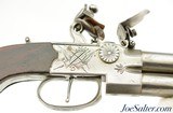 British Iron Frame Flintlock Tap-Action Pistol with Snap Bayonet by Younge - 3 of 13