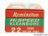 Remington Hi Speed 22 Short Hollow Point Ammo 1962 Red & Green Issue - 5 of 7