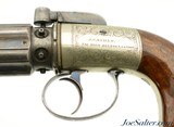 Beautiful Bar Hammer Pepperbox Pistol by J.C. Reilly of London - 8 of 15