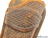 Antique Single Action Leather Holster - 3 of 4