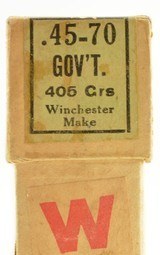 Winchester 45-70-405 Black Powder Extra Heavy Solid Head Ammo Trapdoor - 3 of 8