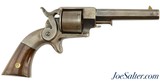 Allen & Wheelock 32 RF Sidehammer Revolver 4 Inch Barrel Antique