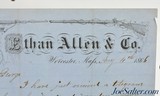 Rare Ethan Allen & Co. Factory Letter 1866 Featured In Paul Henry Book - 3 of 10