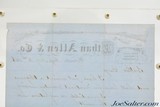 Rare Ethan Allen & Co. Factory Letter 1866 Featured In Paul Henry Book - 9 of 10