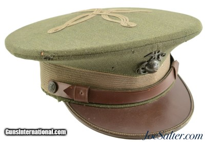 WWII USMC Officer's Visor Cap