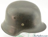 Original WW2 German Model 1942 Single Decal Luftwaffe Helmet - 3 of 10