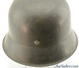 Original WW2 German Model 1942 Single Decal Luftwaffe Helmet - 4 of 10