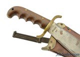 US Model 1904 Hospital Corps Knife and Scabbard Dated 1912 - 1 of 14