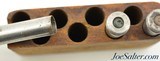 Very Rare Roper Revolving Rifle Cartridge Blocks with Partial Leather Belt - 4 of 8