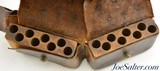 Very Rare Roper Revolving Rifle Cartridge Blocks with Partial Leather Belt - 5 of 8