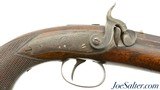 Large Bore London Percussion Traveling Pistol by Newman - 3 of 15