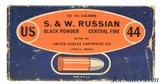Scarce Full Box US Cartridge Co. 44 S&W Russian Ammo Lowell, Mass 50 Rds - 1 of 7