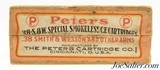Very Nice Large "P" Logo Peters 38 S&W Special Ammo Full Box - 2 of 7