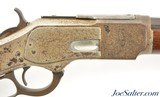 Rare Winchester 1873 Rifle with Factory-Upgraded Nickel Trim - 6 of 15