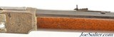 Rare Winchester 1873 Rifle with Factory-Upgraded Nickel Trim - 7 of 15