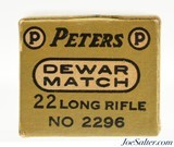 Peters "Dewar Match" 22 LR Ammo Full Box PCC-53B LR-2C Full Box - 5 of 7