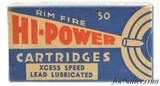 Excellent Crisp Federal Hi-Power 22 LR Ammo 1941 "Bullseye" Issues - 1 of 8