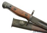 WWII Australian Pattern 1907 No. I Mk. III Rifle Bayonet w/ Scabbard - 1 of 12