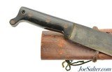 WWII US Disston 18" Machete w/ Leather Scabbard 1943 - 1 of 10