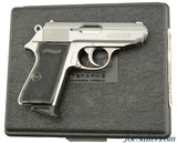 Walther PPK/S Stainless Pistol by Interarms with Box and Papers