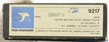 Excellent Early Boxed High Standard "The Victor" 22 LR 5.5" Ribbed Barrel & Weight C&R - 13 of 14