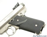 Stainless AMT Lightning 22LR Semi-Automatic Bull Barrel Target Pistol - 5 of 11